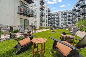 Outdoor courtyard